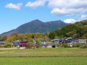 Pit Stop つくば北条辺りから観た筑波山